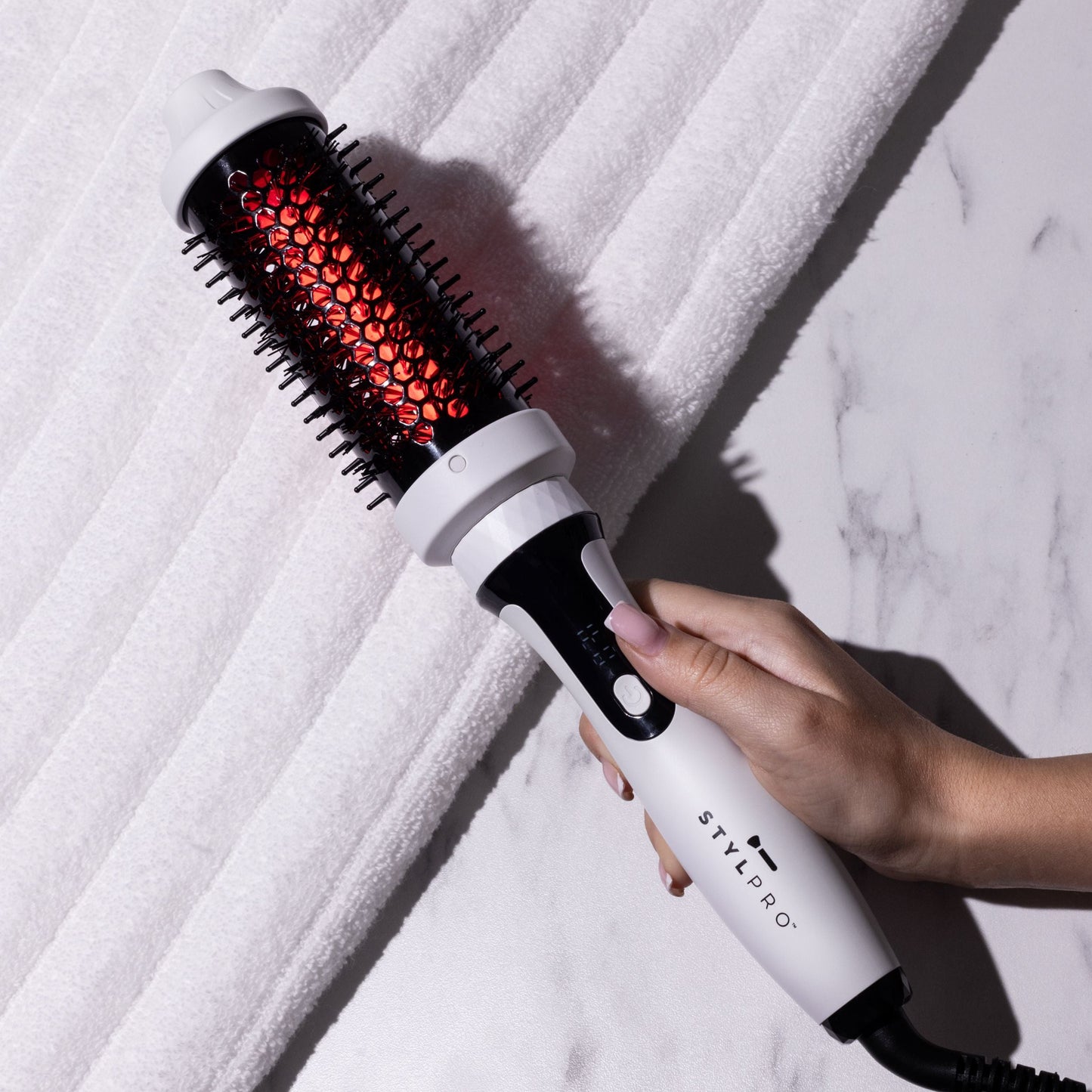 Heated LED Hairbrush