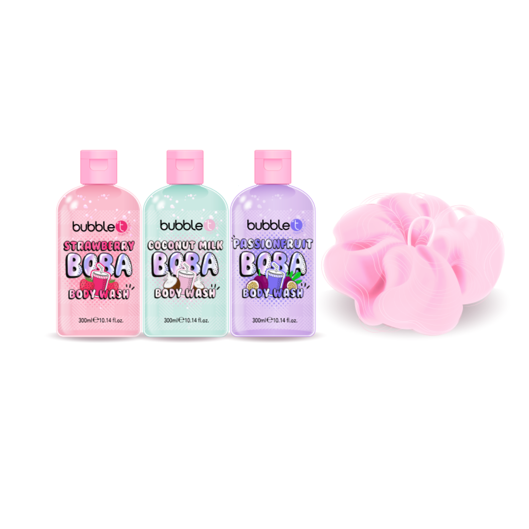 Boba Body Wash Trio