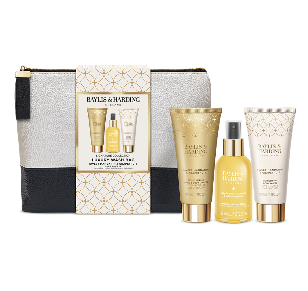 Sweet Mandarin & Grapefruit Luxury Wash Bag Gift Set