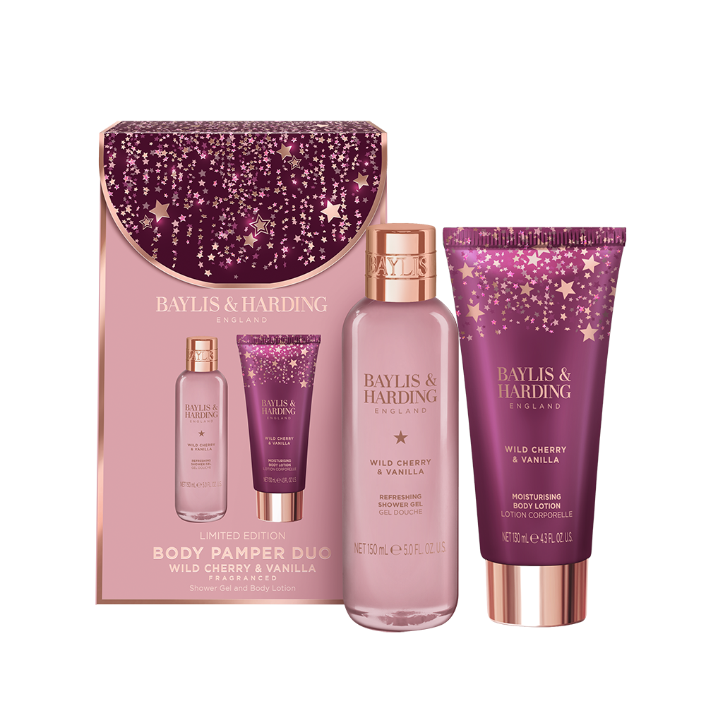 Wild Cherry & Vanilla Luxury Body Pamper Duo