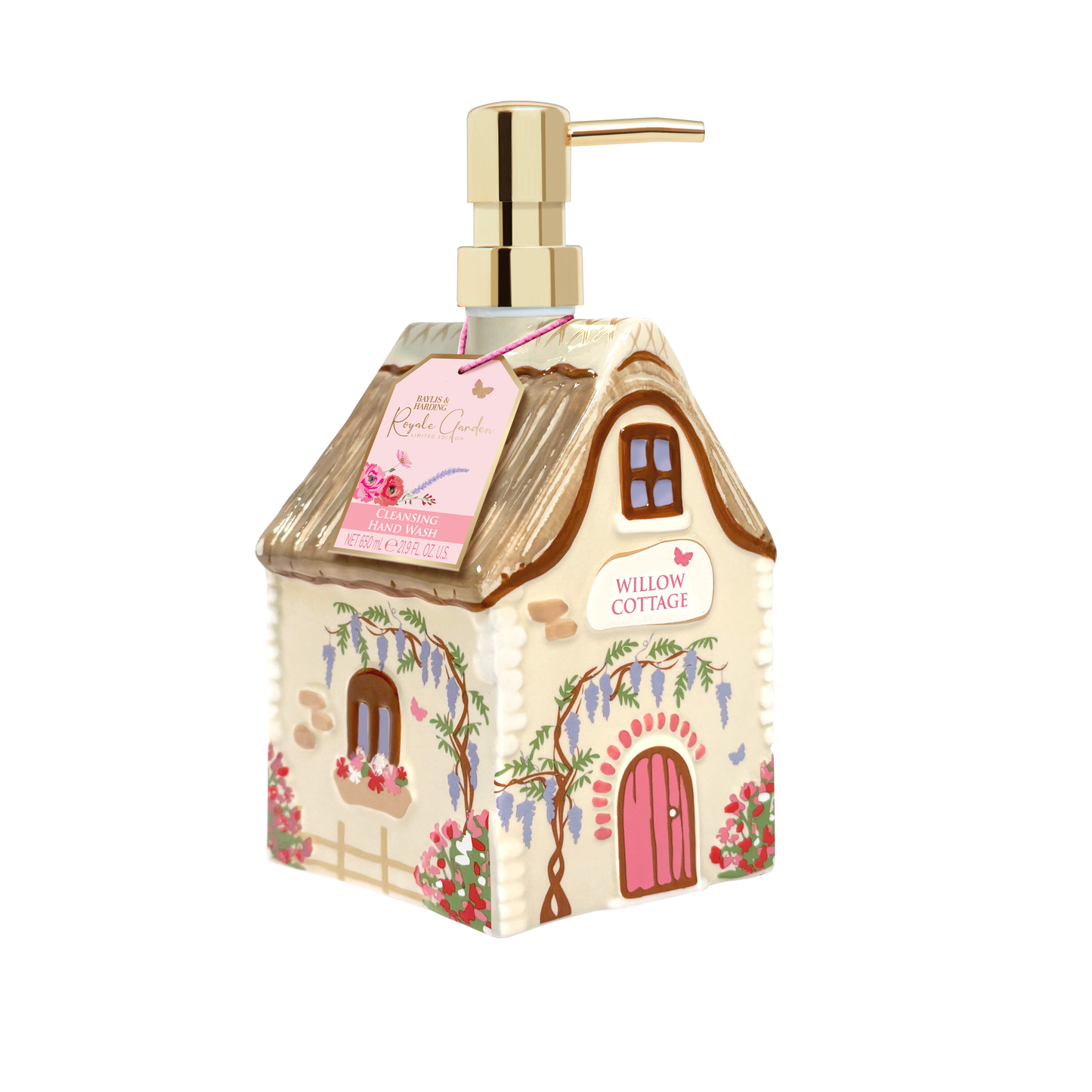 Royale Garden - Rose, Poppy & Vanilla Luxury Ceramic Handwash