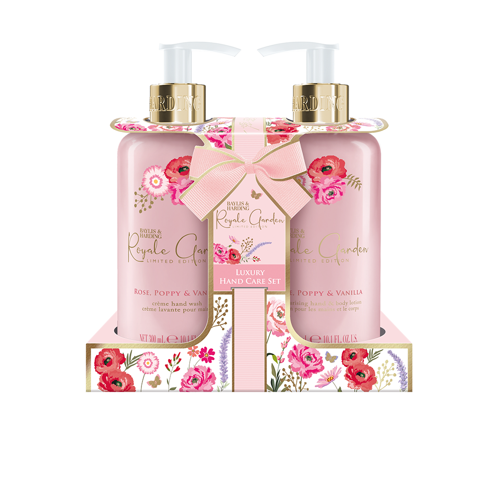 Royale Garden - Rose, Poppy & Vanilla Luxury Hand Care Set