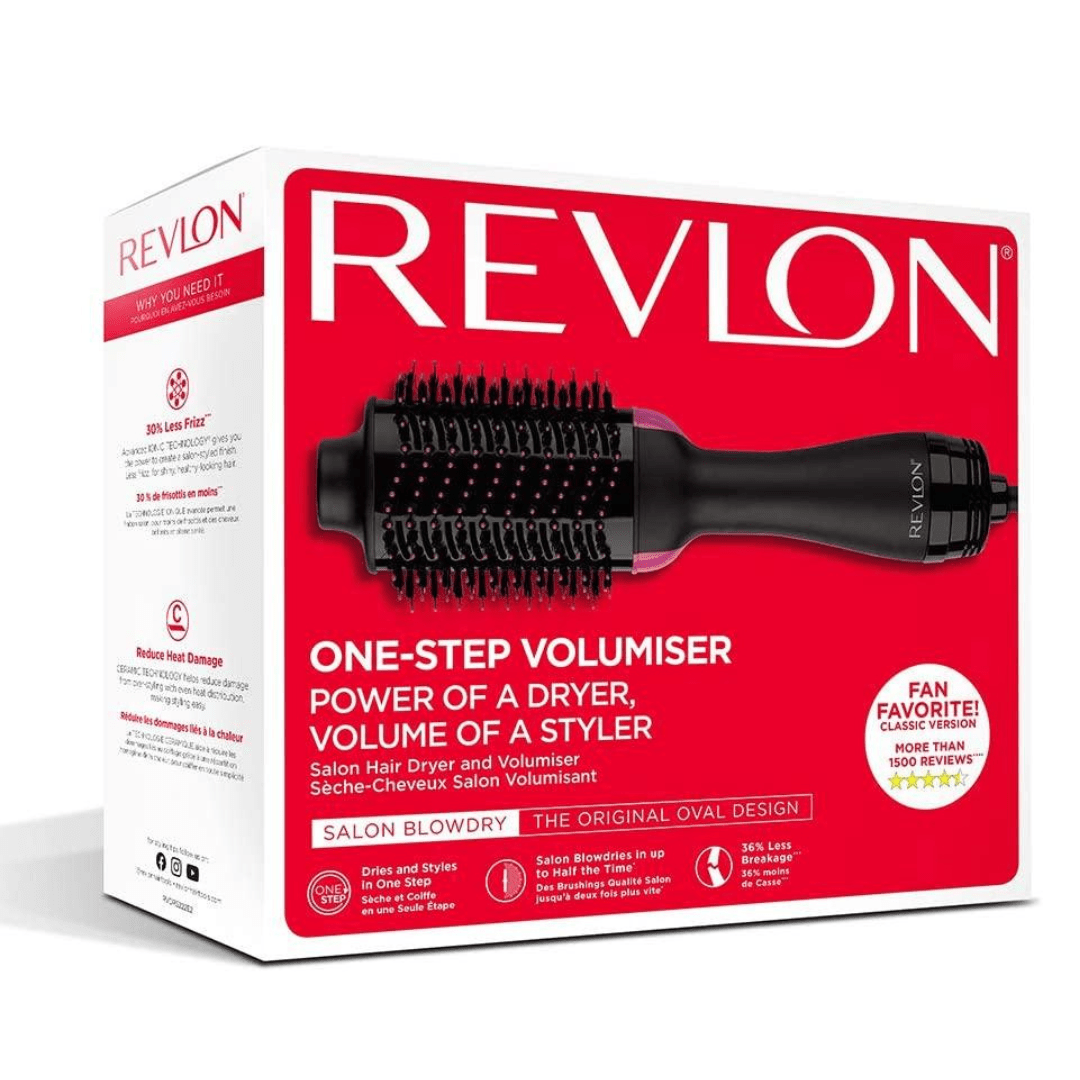 One Step Hairdryer & Volumiser Black