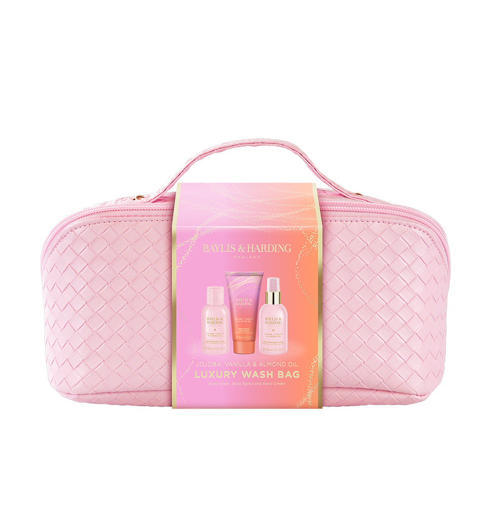 Jojoba, Vanilla & Almond Oil Luxury Wash Bag Gift Set