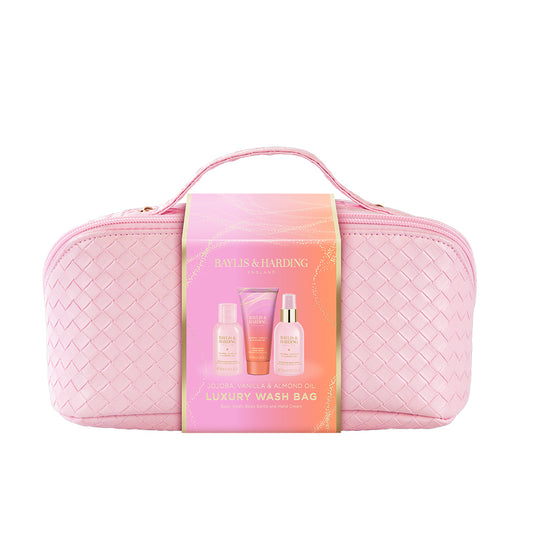 Jojoba, Vanilla & Almond Oil Luxury Wash Bag Gift Set