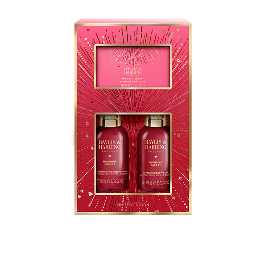 Midnight Cherry Make Me Sparkle Bathing Set