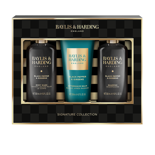Black Pepper & Ginseng Luxury Bathing Trio Gift Set