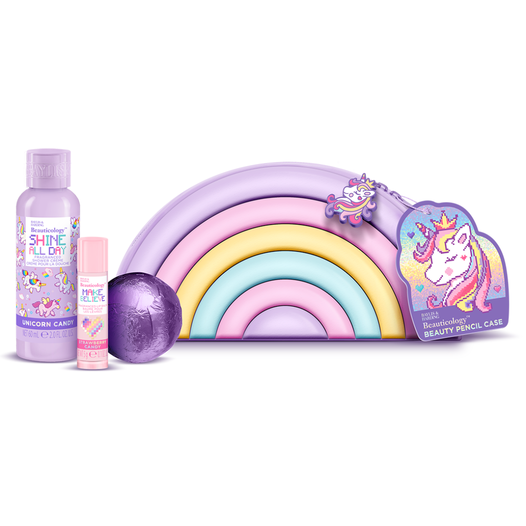 Beauticology Rainbow Pencil Case Gift Set