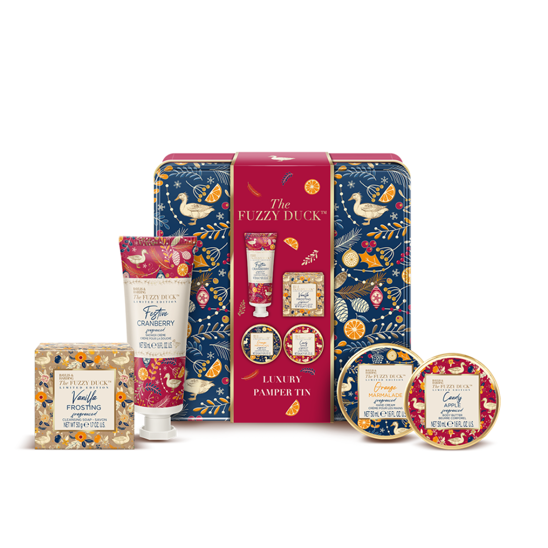 The Fuzzy Duck Winter Wonderland Luxury Pamper Tin Gift Set