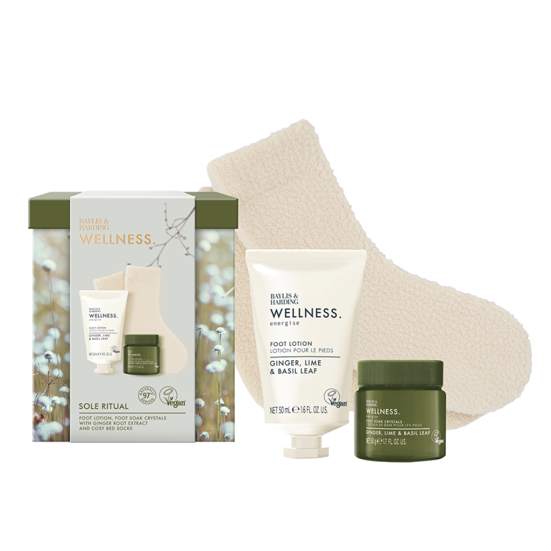 Wellness - Ginger Lime & Basil Leaf Sole Ritual Gift Set