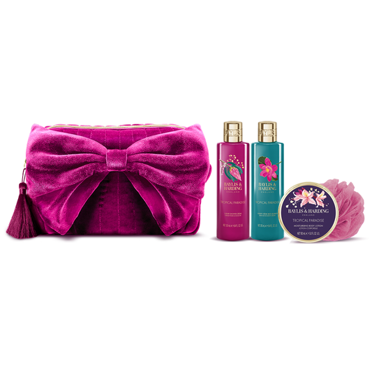 Boudoire Luxury Bow Wash Bag Gift Set