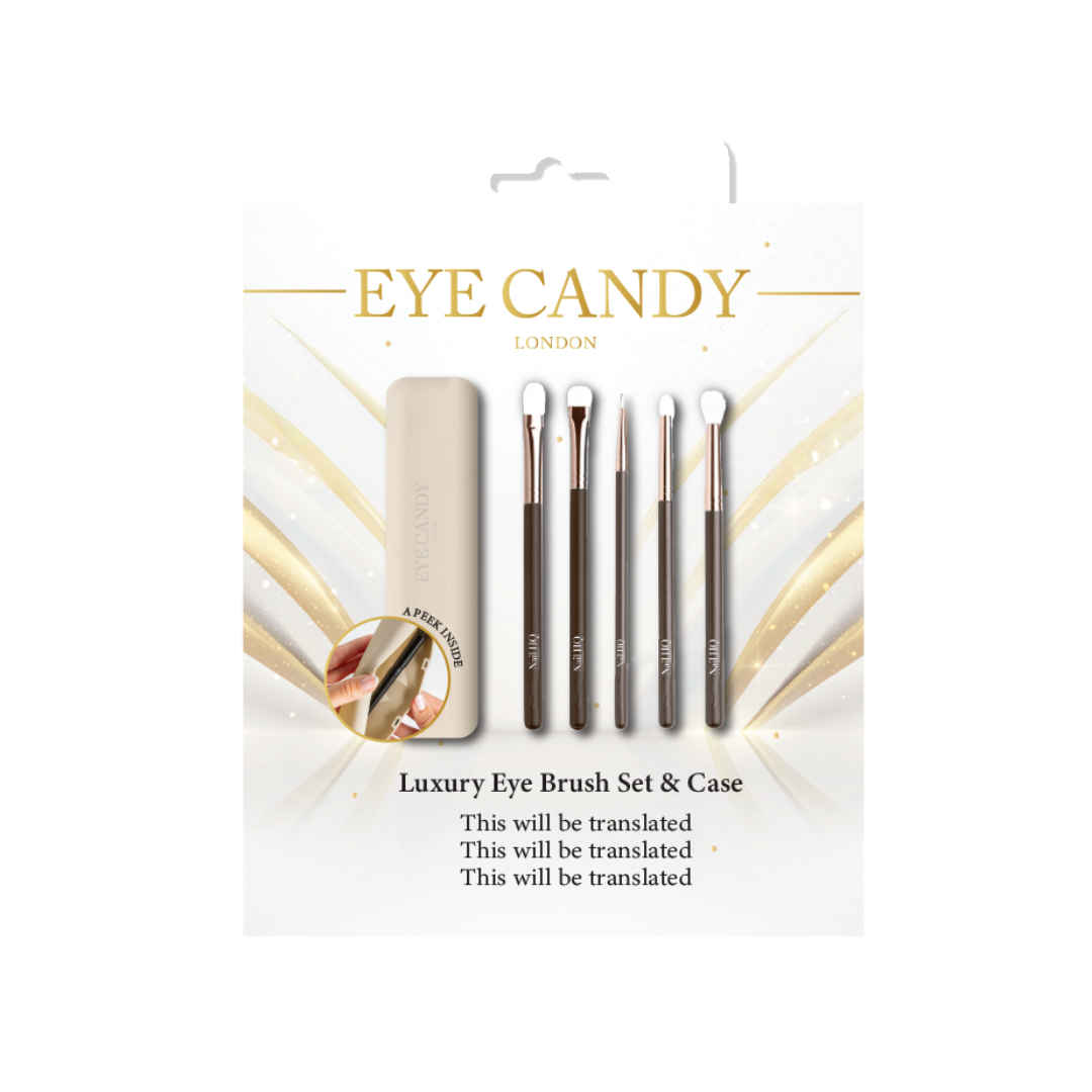 Luxury Eye Brush Set & Case