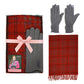 Checked Scarf & Glove Gift Box