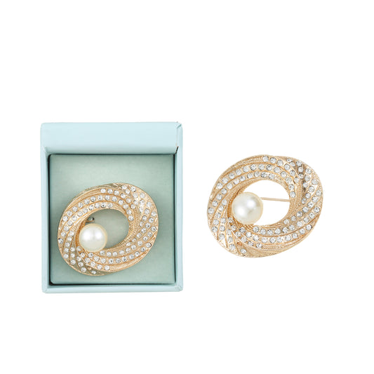 Pearl Brooch in Gift Box