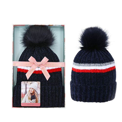 Stripped Hat Gift Box