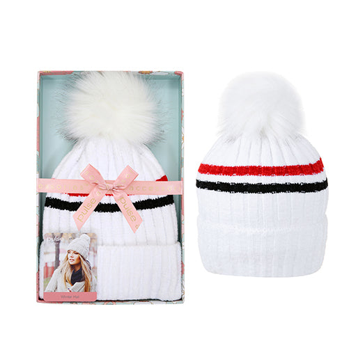 Stripped Hat Gift Box