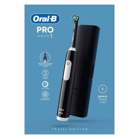 Pro Series 1 Black Electric Toothbrush with Case