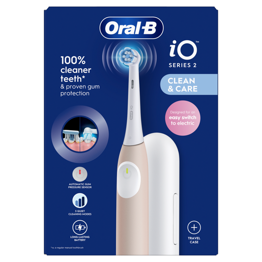 iO Series 2 Pink Electric Toothbrush with Case