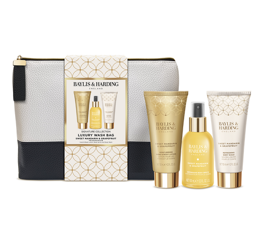 Sweet Mandarin & Grapefruit Luxury Wash Bag Gift Set