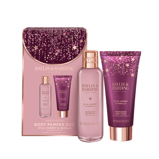 Wild Cherry & Vanilla Luxury Body Pamper Duo