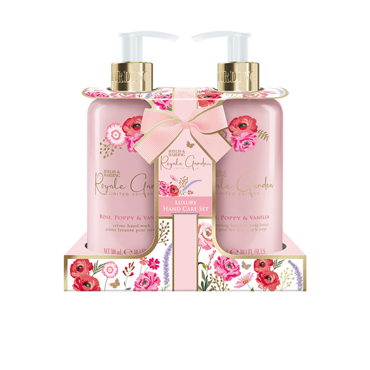 Royale Garden - Rose, Poppy & Vanilla Luxury Hand Care Set