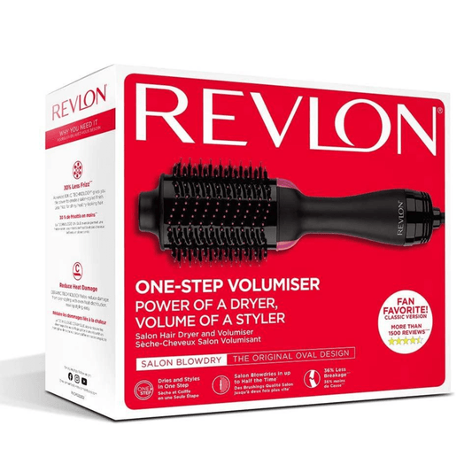 One Step Hairdryer & Volumiser Black